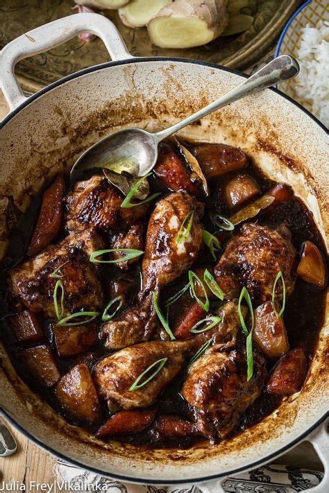 This soya chicken and potato stew recipe (phew, what a mouthful!) is one that is so common in many, many chinese malaysian households. Filipino Chicken Adobo is a rich soy sauce and vinegar ...