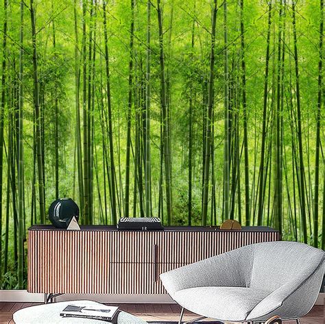 Peel And Stick Wallpaper Remove Bamboo Bedroom Decor Wall Etsy