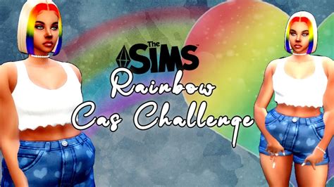 Rainbow Cas Challenge The Sims 4 Youtube