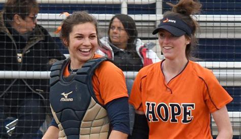 Hope Softball Puts Three On All Miaa First Team Including Position Player Of Year Hayley