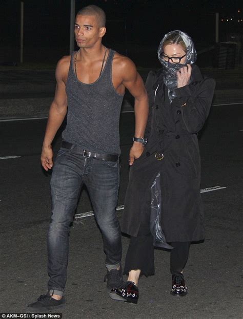 Madonna and her boyfriend, ahlamalik williams, arrive at chiltern firehouse at 1:30 a.m., following her final night of concerts at the london palladium. Madonna covers up under headscarf on midnight stroll with ...