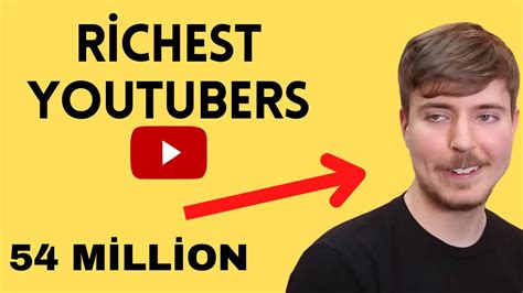 Top Ten Richest Youtubers In The World 54 Mİllİon Youtube