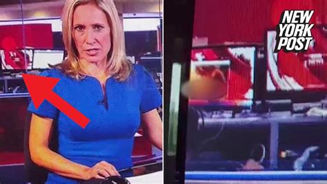 Anchor Delivers The News While Porn Plays Behind Her New York Post