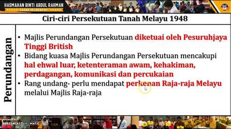 Nota Sejarah Tingkatan Bab Persekutuan Tanah Melayu Bab