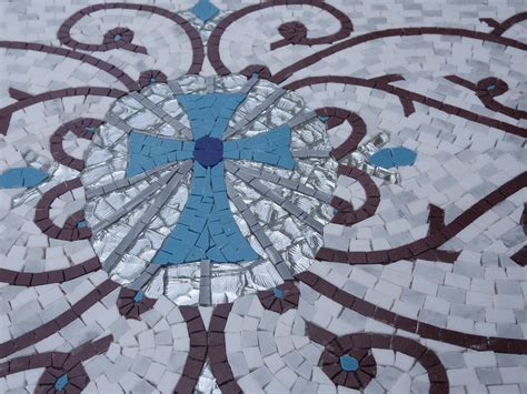 Cross Mosaic Religious Art Mosaic Religious Mozaico
