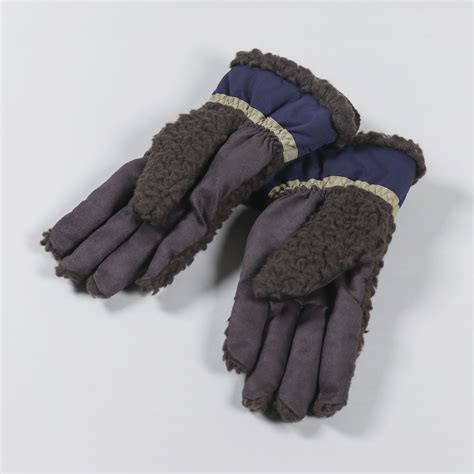 Elmer Wool Pile Fingers Conductive Gloves Brown