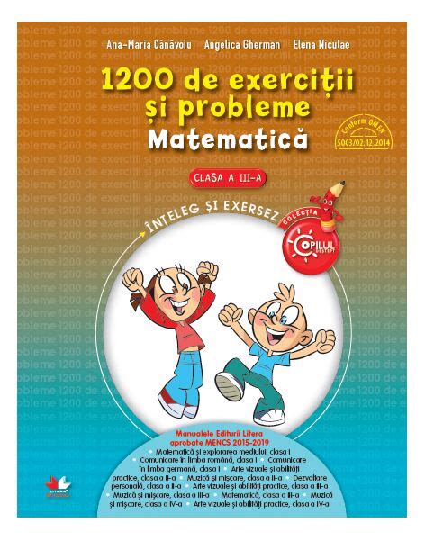 1200 De Exercitii Si Probleme Matematica Clasa A Iii A Pdf Ana
