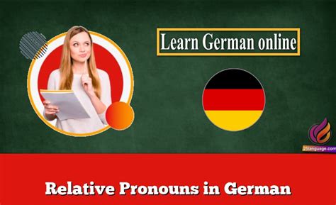 Relative Pronouns In German
