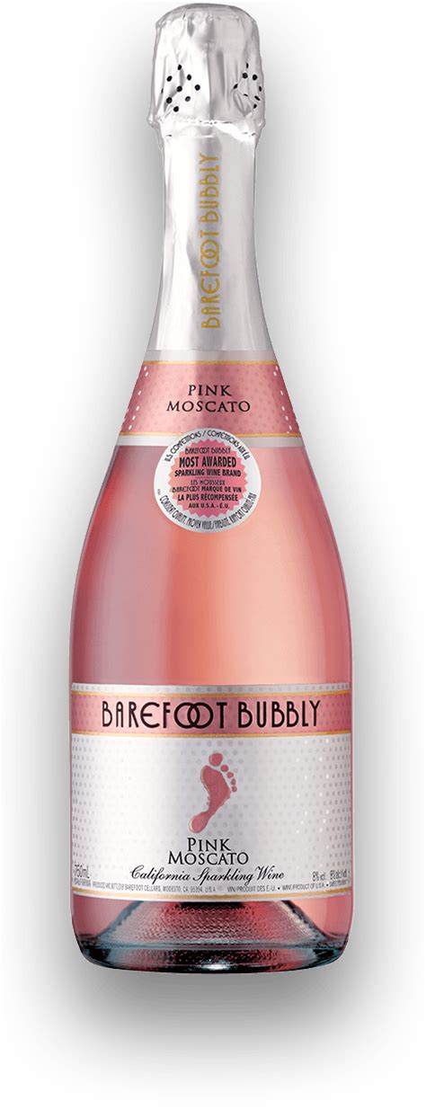 Barefoot Bubbly Pink Moscato 75cl Champagne One