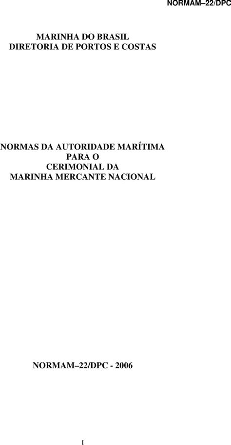 Cerimonial Da Marinha Pdf