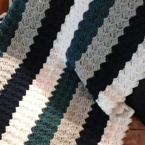 Queen Size Crochet Blanket Corner To Corner Afghan On Storenvy