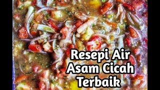Nak try rasa ok tak gandingan nya. Resepi Ikan Kembung Bakar Cicah Air Asam - Masakan Melayu