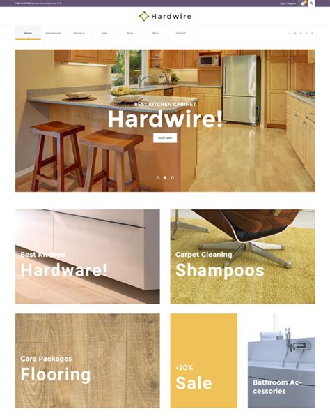 Wordpress Themes For Home Improvement Tools And Hardware Site Bloom