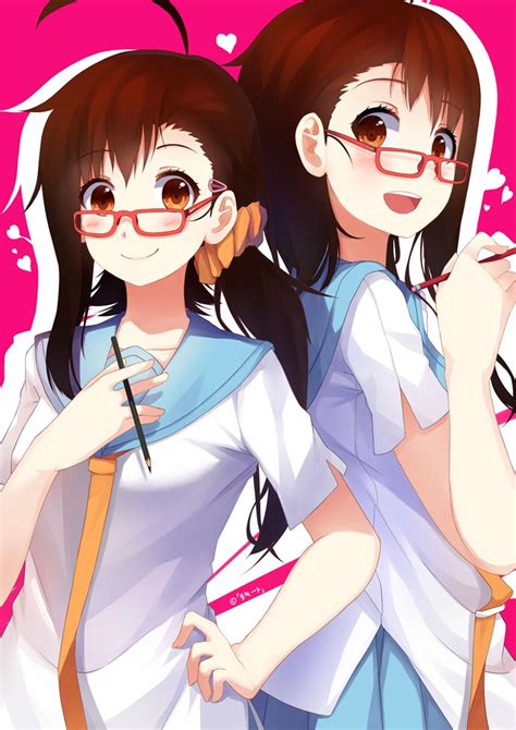 Fondos De Pantalla Ilustración Anime Chicas Anime Gafas Dibujos