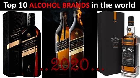 Top 10 Alcohol Brands In The World Youtube