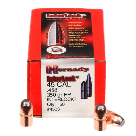 Murdoch's – Hornady - .45 Cal .458 350 Grain InterLock FP Bullets