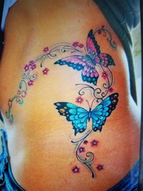 Not Blue Purple And Green New Tattoo Models Blue Butterfly Tattoo