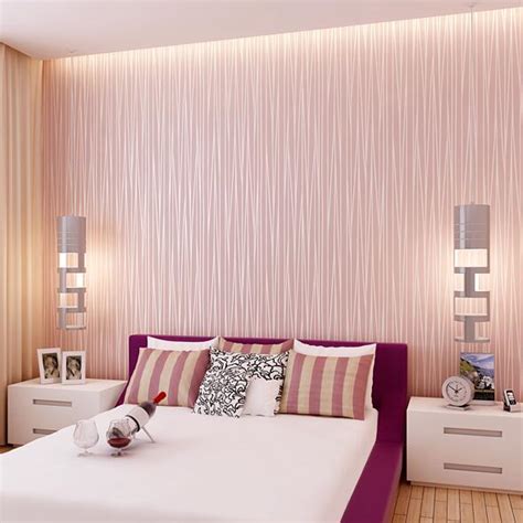 10 Meter Modern Elegant Stripes Bedroom Non Woven Silver Glitter Wallpaper Tv Wall Paper Mural