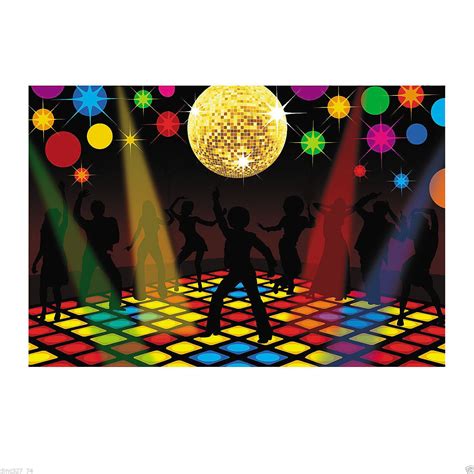 70s Funky Disco Saturday Night Fever Party Decoration Wall Mural