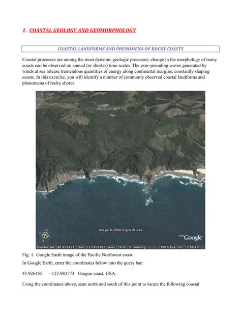 1 Coastal Geology And Geomorphology