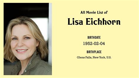 Lisa Eichhorn Movies List Lisa Eichhorn Filmography Of Lisa Eichhorn YouTube