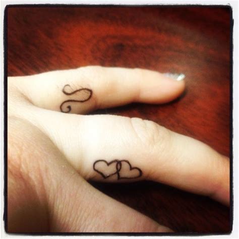 Two Hearts Tattoo Idea