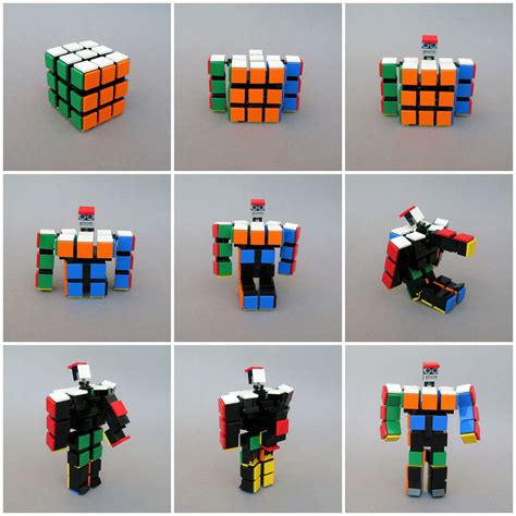 Rubrikon Transform Lego Rubiks Cube Lego Creative Lego Custom