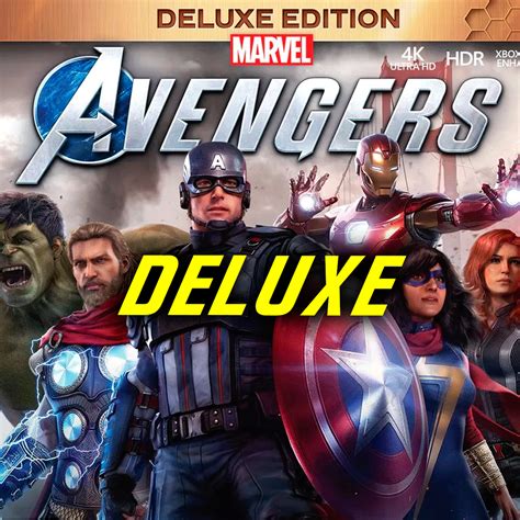 Купить аккаунт Marvels Avengers Мстители Deluxe Xbox One Series
