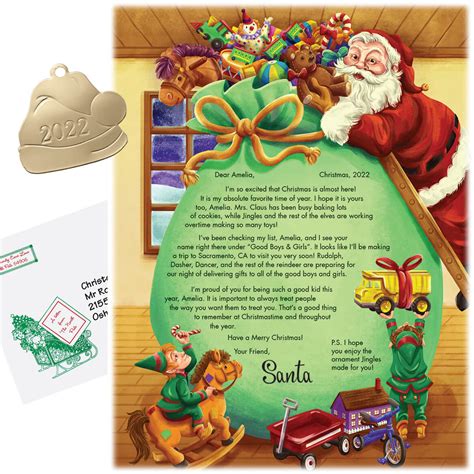 Free Sample Santa Letters From North Pole Master Of Template Document
