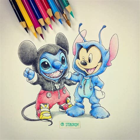 Learn how to draw cute stitch from disney's lilo and stitch. Pin by Luli Purpi on Disney | Cute disney drawings, Disney ...