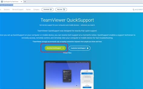 Using Teamviewer Quicksupport Systems Support