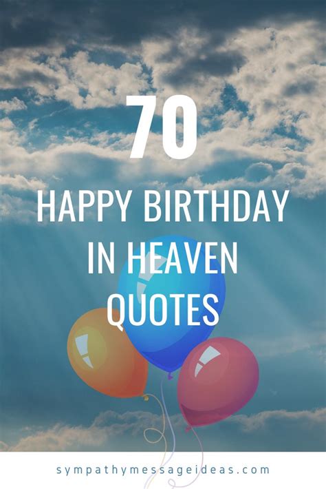70 Happy Birthday In Heaven Quotes Happy Birthday In Heaven Birthday