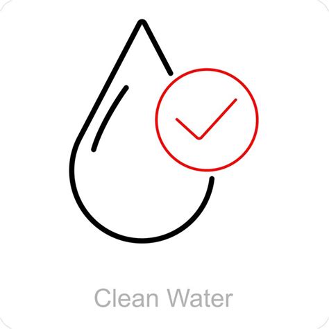 Premium Vector Clean Water And Water Icon Concept