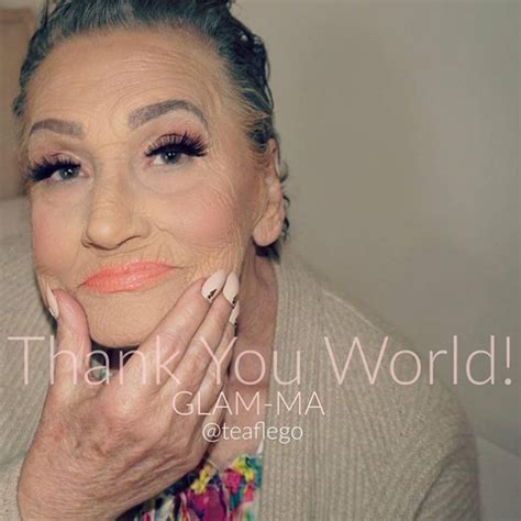new internet sensation 80 year old granny tried the contouring trend and the results were