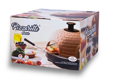 Pizzarette Classic 6 Person Edition Tabletop Mini Pizza Oven Tabletop Chefs