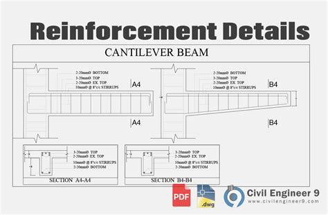 Show Typical Cantilever Beam Reinforcement Detailing The Best Picture