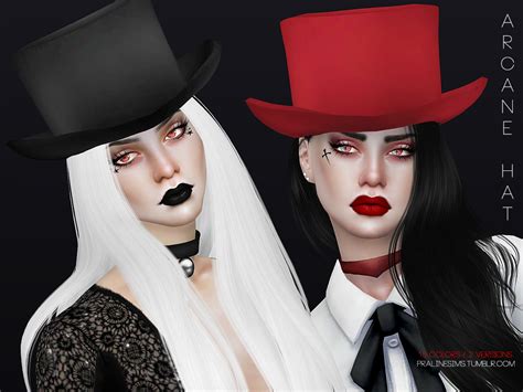 Sims 4 Ccs The Best Hat By Pralinesims