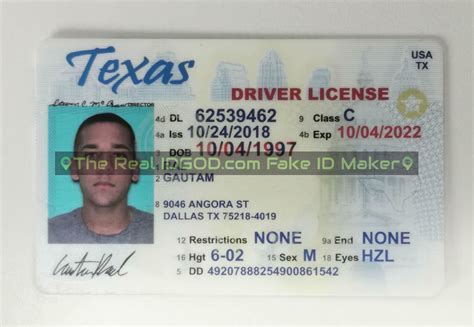 Texas Real Id Card