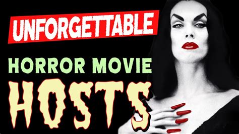 Unforgettable Tv Horror Movie Hosts 👻👻👻 Youtube