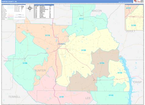 Maps Of Sumter County Georgia