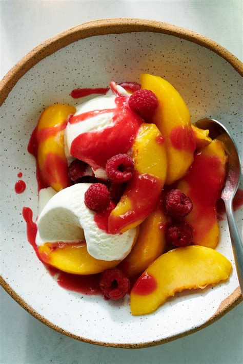 Not So Classic Peach Melba Recipe NYT Cooking
