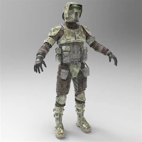 Clone Wars Kashyyyk Barc Scout Trooper Wearable Armor For