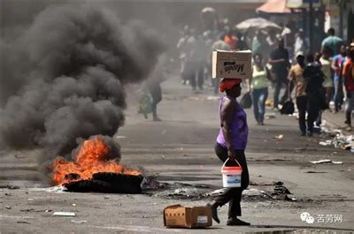 Located in the caribbean, haiti (view: 海地自2月7日起，再度爆发反政府示威。（图片来源：AFP）