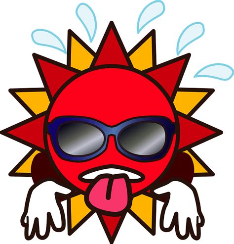 Sun Is Hot And Sweaty Clipart Free Download Transparent Png Creazilla