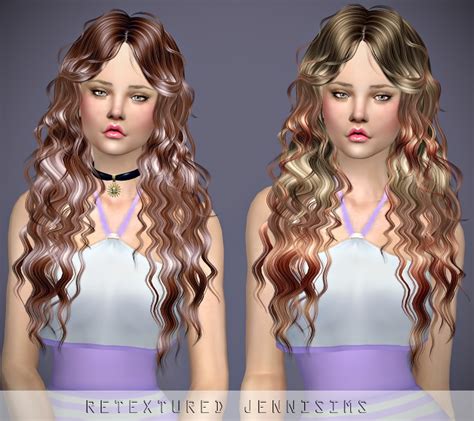 Newsea Sparklers Hair Retexture At Jenni Sims Sims 4 Updates Sims 4