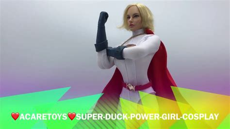 Acaretoys Reviewhd Super Duck Power Girl Cosplay Youtube