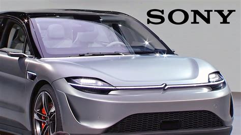 The Sony Car Full Tails Sony Vision S Concept Youtube