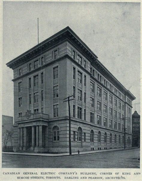 Canadian General Electric Company Building In Toronto Circa 1908