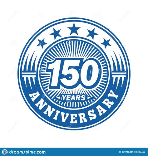 150 Years Anniversary Celebration 150th Anniversary Logo Design
