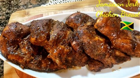 Jamaican Jerk Oven Baked Chicken Breast Youtube